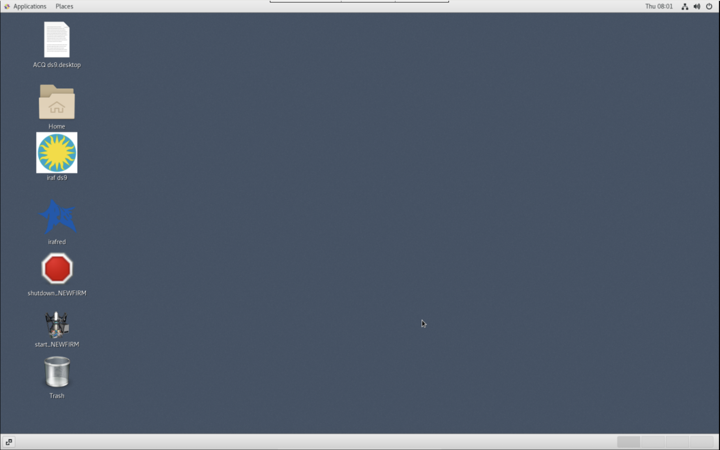NEWFIRM IRAF VNC viewer
